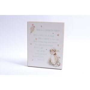 Holly Hobbie, Grandmother Poem, Plaque, Tabletop or Wall Hanging, 1979